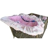 Minky Fleur Pink Shopping Cart Cover