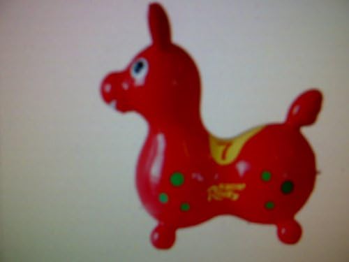 "Red Rody"Gymnic Inflatable Rody Horse, Childrens Ride-On Racing, Rocking, Hopping Horse. NEW "Racin' Rody" Promotes Balance & Coordination While Providing a Fun Workout!