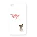 桜と猫 iPhone4Sオリジナルケース(ホワイト)
