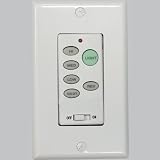 White Ceiling Fan Wall Control Transmitter