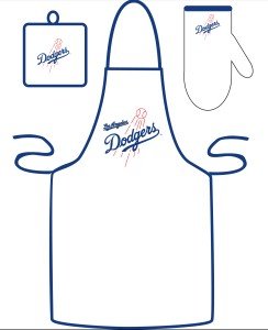 Los Angeles Dodgers Grilling Apron Set