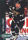 Brad Berry, Dallas Stars, 1993 Parkhurst Autographed Card