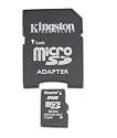Kingston 2GB Micro-SD Memory Card (with Adapters) Kit for LG KM900, KT610, KC910, KP500, KF900, KU990, KC780, KF750, Shine, Incite, Prada, and Other Mobile Phones