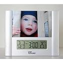 Minder Research MRI-125AG LCD Thermometer and Clock with Photo