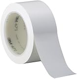 3M Vinyl Tape 471 White, 1 in x 36 yd, Conveniently Packaged (Pack of 1)