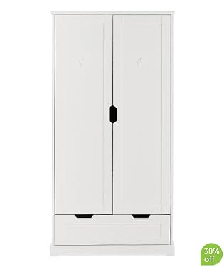 Mothercare Hannington Wardrobe - White