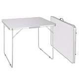 Details zu "Oxid7 Klapptisch, Campingtisch, Koffertisch, Falttisch, Mehrzwecktisch, mit MDF Tischplatte klappbar, faltbar - Ma&szlig;e (LxBxH): 60 x 80 x 68cm"