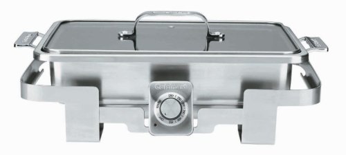 Cuisinart ELM-13 Electric Nonstick Rectangular-Shaped Skillet, Stainless Steel