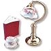 Reutters Porcelain Non-Electric Rosebud Table Lamp
