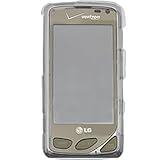 Crystal Hard Clear Cover Case for LG CHOCOLATE TOUCH VX8575 + Swivel Belt C ....