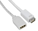 mumbi Mini DVI to HDMI - Adapterkabel von Mini DVI - mini Mac Stecker - auf auf HDMI Buchse VERGOLDET - f&uuml;r MacBook iMac Mac mini lt. Beschreibung