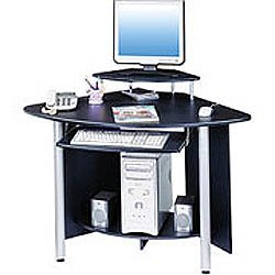 Corner Computer Desk - Wood Grain (Wood Grain) (30"H x 48"W x 29"D)