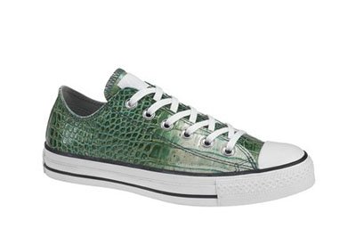 Converse Chuck Taylor All Star Low Top Embossed Leather Green 108391