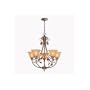 Lite Source C7606 5 Light Ironwood Chandelier