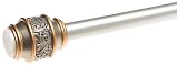 Croscill Spencer Decorative Shower Curtain Tension Rod, Silver