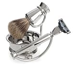 Luxury 3 pcs Best Badger Shaving Set by ERBE. Made in Solingen, Germany