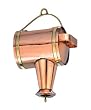 Handcrafted Polished Copper "Watering Can" Rain Chain Leader Attachment