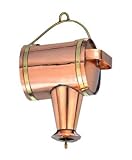 Handcrafted Polished Copper "Watering Can" Rain Chain Leader Attachment