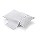 OROSE 19mm Luxury 100% Pure Mulberry Silk Pillowcase with Cotton Underside, good for hair, sleep and facial beauty, prevent wrinkle and allergy, with hidden zipper, gift wrap (Queen, Ivory)
