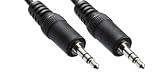 Car AUX Slim Lightweight Audio Lead 3.5mm Stereo Jack Plugs Cable 1m