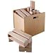 Childs Play Hardwood Block Bin, 22" Width x 22" Height x 22" Depth