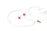 Tribeca Gear FVA6401 Earbuds with Microphone, University of Nebraska - 1 Count - Retail Packaging - 