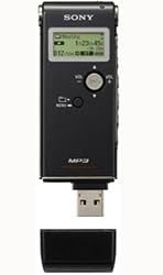 Sony ICDUX80 Digital Voice Recorder with MP3 Stereo Recording and Playback