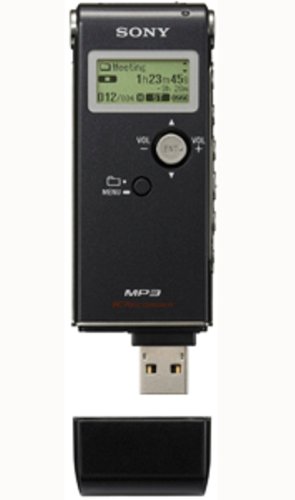 Sony ICDUX80 Digital Voice Recorder with MP3 Stereo Recording and Playback