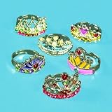 12 pretty Princess Crown Rings