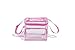 Medium Clear Event Bag Pink
