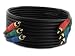 Component Video Cable - 6 Ft. - Red, Blue, Green, High Resolution Digital Video Input/Output Gold Plated Connectors
