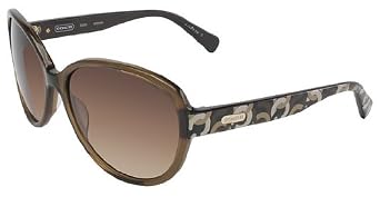 Click here to buy COACH S2028 Sunglasses (210) Brown [Eyewear] by COACH.