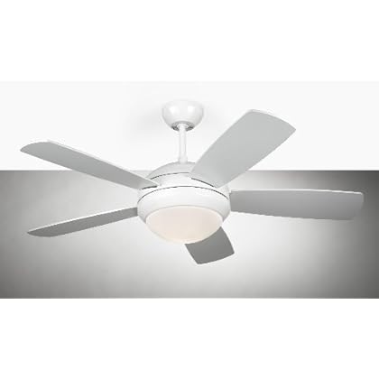 Monte Carlo 5di44whd Discus Ii White Matte Opal Fan Wiwivivwukori