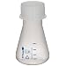 Capitol Brand Polypropylene Wide Mouth Erlenmeyer Flask with Screw Cap