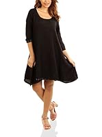 MAISON DU LIN Vestido Grenade (Negro)