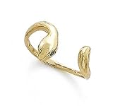 14k Enamel Eyes Snake Toe Ring - JewelryWeb