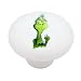 The Grinch Portrait Decorative High Gloss Ceramic Drawer Knob
