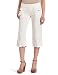 Jolt Juniors Roll Cuff Capri Pant, Eggshell, 9