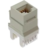 OnQ / Legrand WP3460LA Cat 6 RJ45 Keystone Connector, Light Almond
