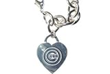 Heart Tag Bracelet Chicago Cubs