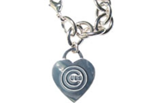 Heart Tag Bracelet Chicago Cubs