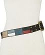 Lucky Brand Jeans Leather Patchwork Belt