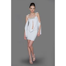 Short White Rhinestone Sleeve Dresses by eDressMe