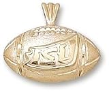 Iowa State Cyclones ISU Football Pendant - 14KT Gold Jewelry