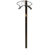 Ames True Temper 2392200 Decorative Free Standing Metal Hose Hanger with Brass Faucet