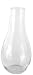 Tag Teardrop Clear Glass Vase, 16-3/4-Inch Tall