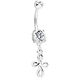 Celtic Cross Belly Ring