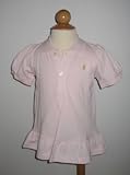 Ralph Lauren Girls Polo Dress with Ruffled Hem and Polo Pony Logo
