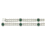 Emerald and Diamond Bracelet