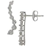 1/4ctw Diamond Journey Earrings